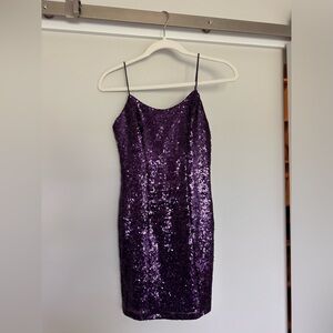 Women’s sparkly homecoming dress